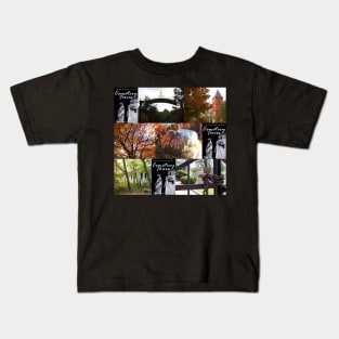 Cemetery Tours Collage Kids T-Shirt